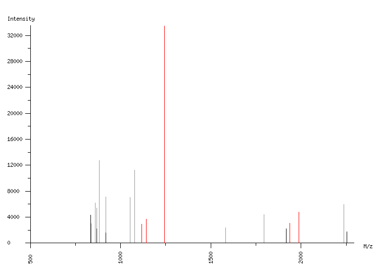 Mass spectrometry diagram